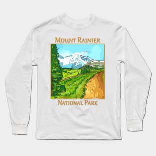 Mount Rainier National Park Long Sleeve T-Shirt